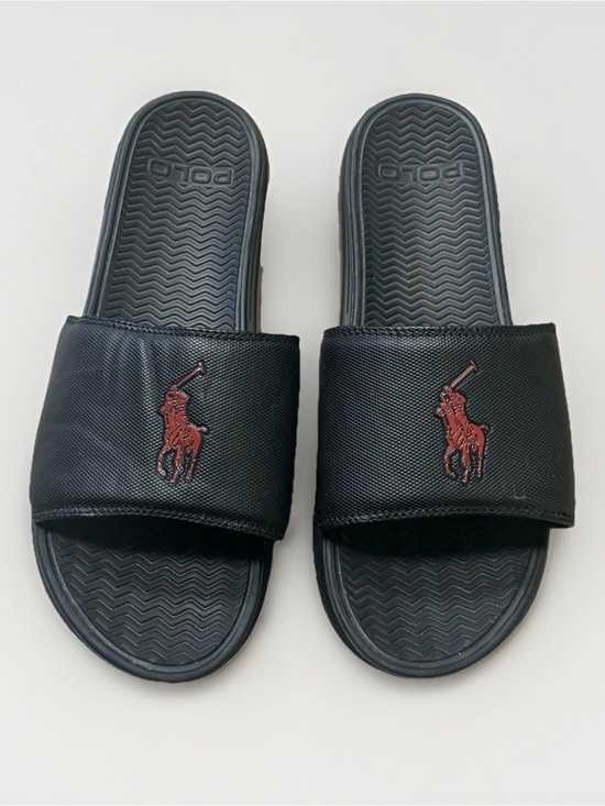 Polo Ralph Lauren Other - Polo Ralph Lauren Slides Men 13 D Rodwell Sandals Signature Pony Classic Slip On